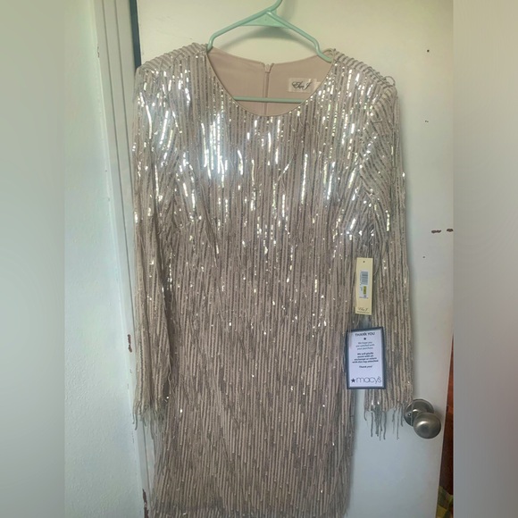 Eliza J sequin cocktail dress sz 14 - Picture 3 of 8